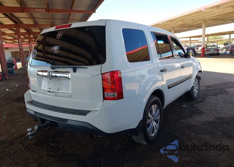 2013 Honda Pilot Lx из США, поврежденный, VIN 5FNYF3H25DB016095